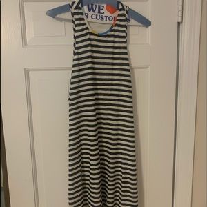 Splendid navy and white striped dress. Size xs